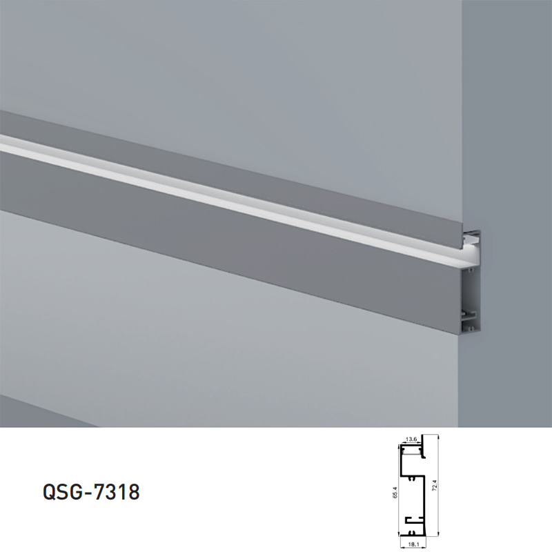 Black Recessed Drywall LED Profile For 12mm LED Rope Lights Black Recessed Drywall LED Profile For 12mm LED Rope Lights